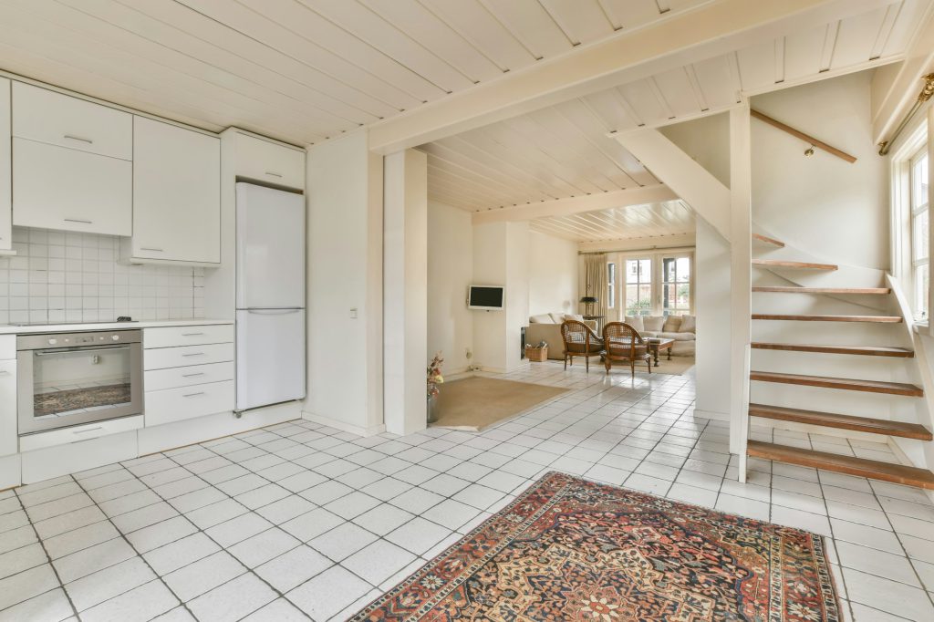 An open space in a private house